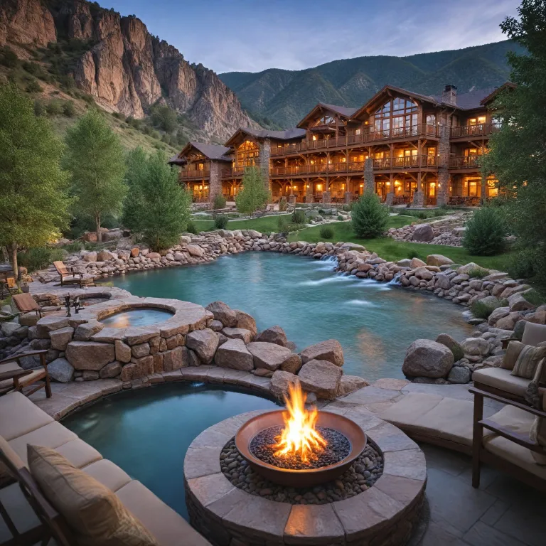 Glenwood springs lodging options for refined hot springs escapes